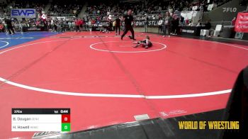 37 lbs Semifinal - Bryken Dougan, Denver Wrestling Club vs Henry Howell, Henryetta Knights Wrestling Club