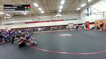 144 lbs Round 1 (6 Team) - Maverick Valdes, Rawlins vs Hunter Rivera, Glenrock