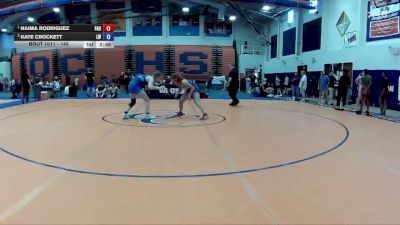 140 lbs 1st Place Match - Naima Rodriguez, Fauquier vs Kate Crockett, Legend Wrestling