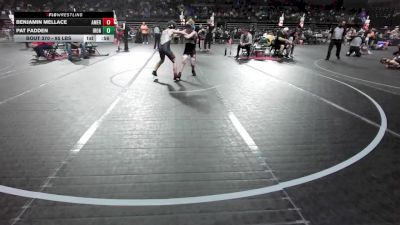 95 lbs Consi Of 16 #2 - Benjamin Mellace, American MMAW vs Pat Fadden, Iron Horse