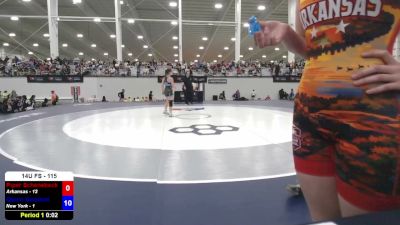 120 lbs Evelyn Rockford, Arkansas vs Elizabeth Bailey, New York