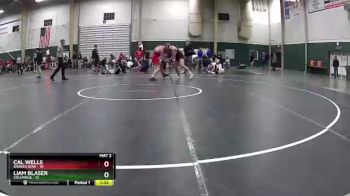 195 lbs Round 4 (16 Team) - Cal Wells, Broken Bow vs Liam Blaser, Columbus