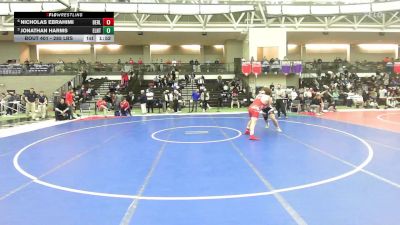 285 lbs Quarterfinal - Nicholas Ebrahimi, Berlin vs Jonathan Harms, East Lyme/Norwich Tech