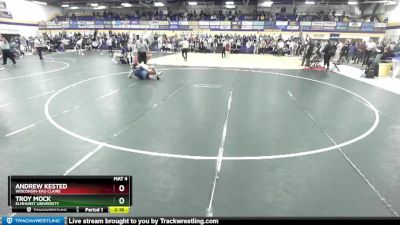 141 lbs Cons. Round 5 - Andrew Kested, Wisconsin-Eau Claire vs Troy Mock, Elmhurst University