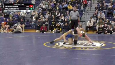 118 lbs Final - Kaila Keesecker, Derry Area vs Marlee Solomon, Canon-McMillan