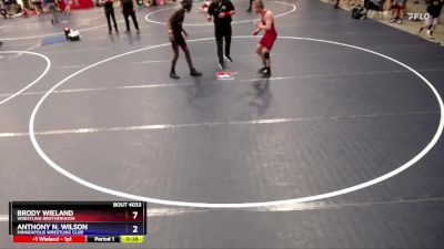 136 lbs Round 1 - Brody Wieland, Wrestling Brotherhood vs Anthony N. Wilson, Minneapolis Wrestling Club