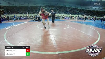 92 lbs Round Of 16 - Peyton Boston, Van Buren Matdawgs vs Jett Ingram, Plainview Youth Wrestling Club