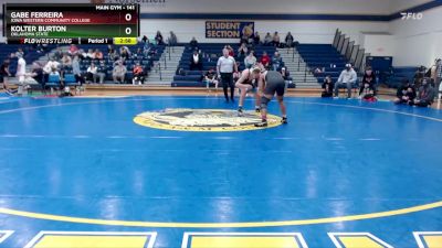 141 lbs Quarterfinal - Gabe Ferreira, Iowa Western Community College vs Kolter Burton, Oklahoma State