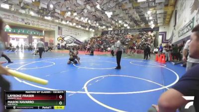 138 Boys Cons. Semi - Layronz Fraser, Granite Hills vs Mason Navarro, Holtville