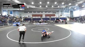 118 lbs Round 1 (3 Team) - Camden Aruck, Webster Schroeder High Sch vs Ethan Andreula, Long Beach Sr