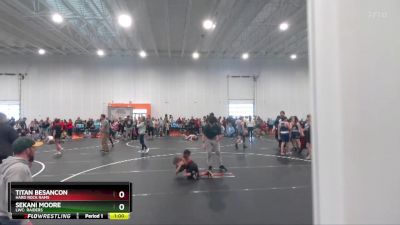 45 lbs Champ. Round 1 - Sekani Moore, LWC: Raiders vs Titan Besancon, Hard Rock Rams