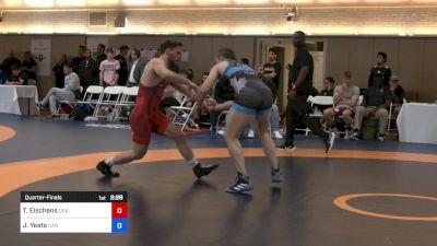 77 kg Quarterfinal - Tyler Adam Eischens, USA vs John Yeats, CAN