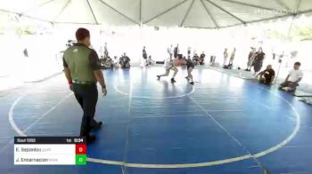 160 lbs Consi Of 8 #2 - Evan Sepanlou, Quartz Hill WC vs Justin Encarnacion, Snake Pit WC