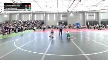 126 lbs Consolation - Kaylee Hernandez, Maloney vs Myalis Dejesus, Maloney