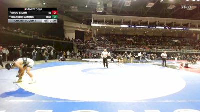 126 lbs Champ. Round 1 - Siraj Sidhu, Del Oro vs Ricardo Santos, Amador