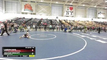 63 lbs Cons. Round 2 - Landon Davis, Glens Falls Youth Wrestling vs Kristian Wescott, Brawlers Elite