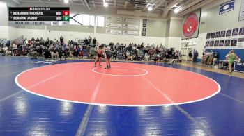 215 lbs Consi Of 4 - Benjamin Thomas, Winslow vs Quentin Avent, Biddeford/Thornton Wrestling