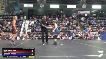 82 lbs 5th Place Match - Ace Hamilton, MD vs Gideon Ayers, IL