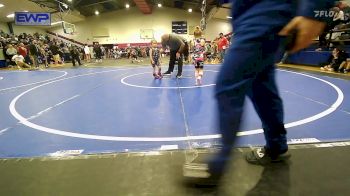 43 lbs Consi Of 4 - Joey Ficklin, Skiatook Youth Wrestling vs Gracelynn Villa Boyd, Glenpool Warriors