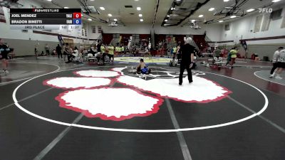 150 lbs 3rd Place - Joel Mendez, Yale Street vs Bradon Binetti, Fair Lawn