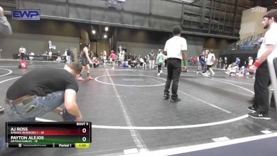 96 lbs Round 2 (10 Team) - AJ Ross, Kansas Warriors 1 vs Payton Alejos, Untouchables