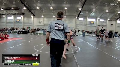 190 lbs Round 5 (6 Team) - Hunter Snyder, All American vs Ian Holub, Phoenix WC 1