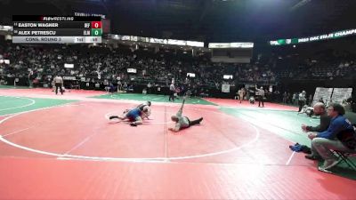 154 lbs Cons. Round 3 - Alex Petrescu, ELM3 vs Easton Wagner, DEF2