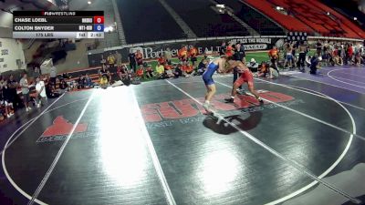 175 lbs Chase Loebl, Hawaii 3 HS Boys vs Colton Snyder, Montana 1 HS Boys