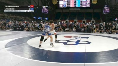 132 lbs Champ. Rd Of 128 - Zachary Pendell, New York vs Lucas Bach, Illinois