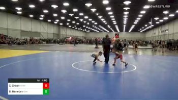 46 lbs Quarterfinal - Coby Green, Hurricane Wrestling Academy vs Blaise Henebry, Idaho Gold