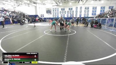 170 lbs Cons. Round 4 - Valeria Alonsa, Aliso Niguel vs Bianca R. Macias, Schurr