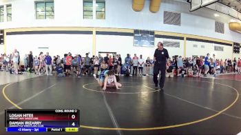 150 lbs Cons. Round 2 - Logan Hites, Wright Way Wrestling vs Damian Irizarry, Hawkstyle Wrestling Club