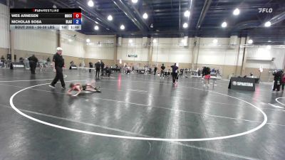 56-59 lbs Rr Rnd 1 - Wes Arnesen, ATT / Mocco Wrestling vs Nicholas Sosa, Black Flag Wrestling Academy
