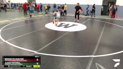 119 lbs Round 2 - Alexis Mitchell, Pioneer Grappling Academy vs Brooklyn Duelfer, Avalanche Wrestling Association