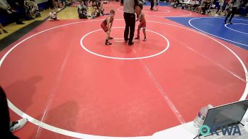 52 lbs Consi Of 8 #2 - Braxxtyn Walker, HURRICANE WRESTLING ACADEMY vs Levi Murr, Hilldale Youth Wrestling Club