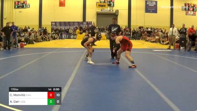 170 lbs Semifinal - Carson Manville, Shakopee vs Austin Carr, LPGE-Browerville