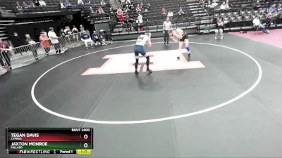 160 lbs Cons. Round 3 - Jaxton Monroe, Millard vs Tegan Davis, Cyprus