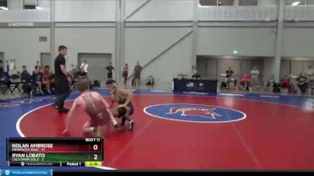 126 lbs Placement Matches (8 Team) - Nolan Ambrose, Minnesota Gold vs Ryan Lobato, California Gold