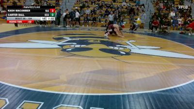 184 lbs Champ. Round 1 - Kash Macumber, Wisconsin-La Crosse vs Carter Ball, Southeastern Community College
