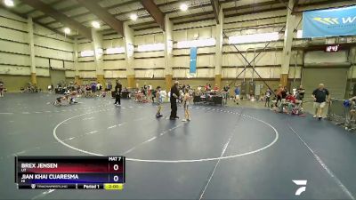 71 lbs 7th Place Match - Brex Jensen, UT vs Jian Khai Cuaresma, HI