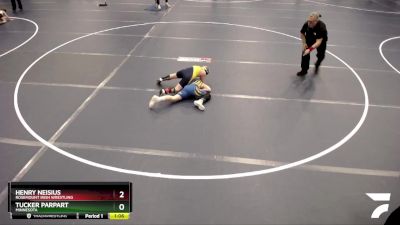 105 lbs Semifinal - Tucker Parpart, Minnesota vs Henry Neisius, Rosemount Irish Wrestling