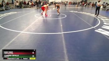 141 lbs Quarterfinal - Dom Vinci, Cortland State vs Camerin Deville, Messiah