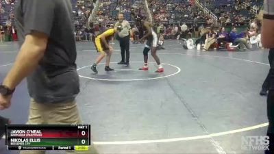 1A 182 lbs Quarterfinal - Javion O`Neal, Northside (Pinetown) vs Nikolas Ellis, Bessemer City