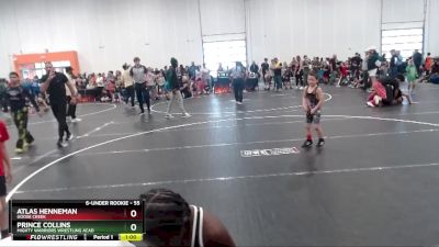 55 lbs Champ. Round 1 - Atlas Henneman, Goose Creek vs Prince Collins, Mighty Warriors Wrestling Acad