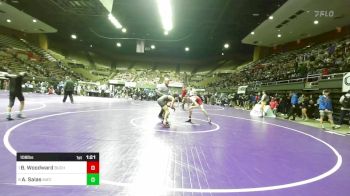 108 lbs Quarterfinal - Blake Woodward, Buchanan vs Aiden Salas, Matilda Torres