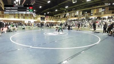 126 lbs Quarterfinal - James Fukuchi, Cerritos vs Rene Cordero, Poway