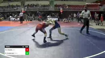 100 lbs Rr Rnd 2 - Michael Masek, MWC Wr Ac vs Reece Anderson, Avengers Wrestling