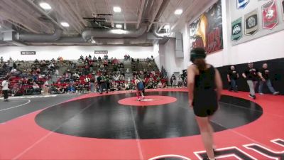 105 lbs Champ. Round 2 - Alisson Lara Zaragoza, Greeley West vs Karen Cardoza, Aurora Central