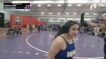 180 lbs Placement - Alyssa Guzman, Western New England vs Angelina Caban, Elmira College