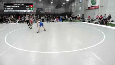 120 lbs Champ. Rd Of 32 - Drake VomBaur, Bear Cave Wrestling Club vs CJ Weaver, Tennessee